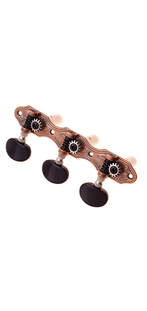 Tuner Guitar Nylon Thick Pin Material Copper-Old Dark Button | RA405CAPG.A2B