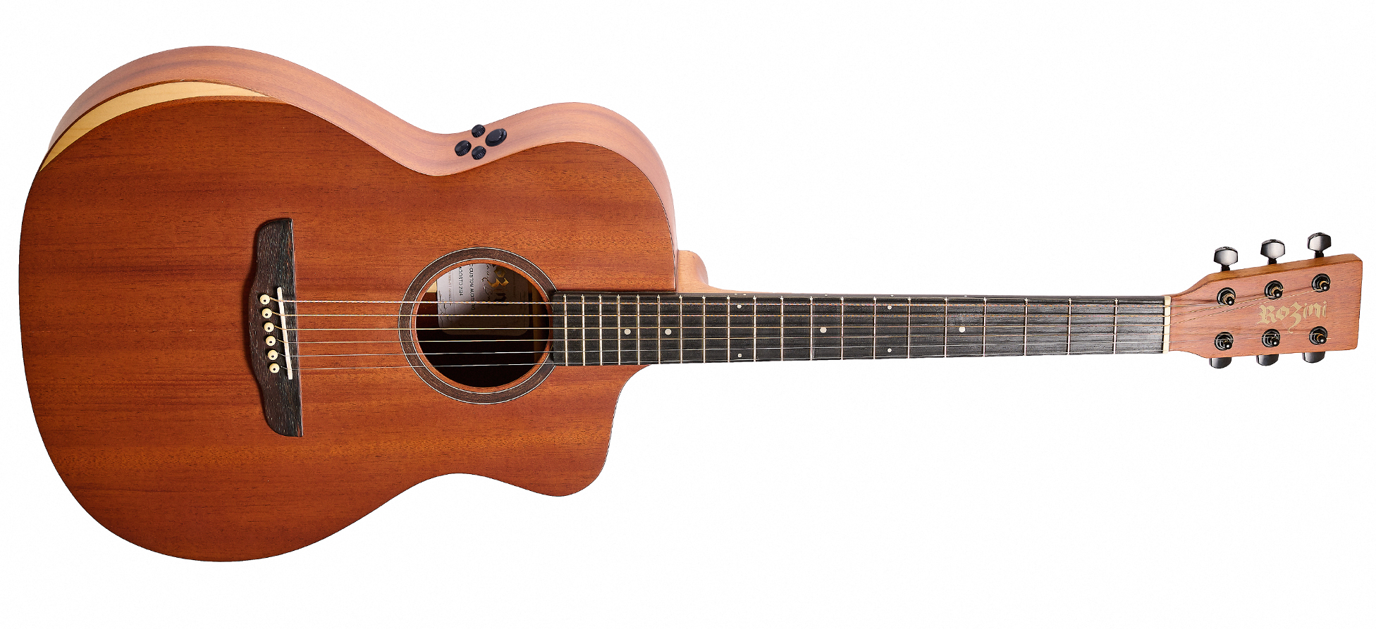 Violão Custom Auditório Cutaway Ativo EQ RE-2 | RX541.RE2.F.CT.M - Violões | Rozini Instrumentos Musicais | 100% Brasileira