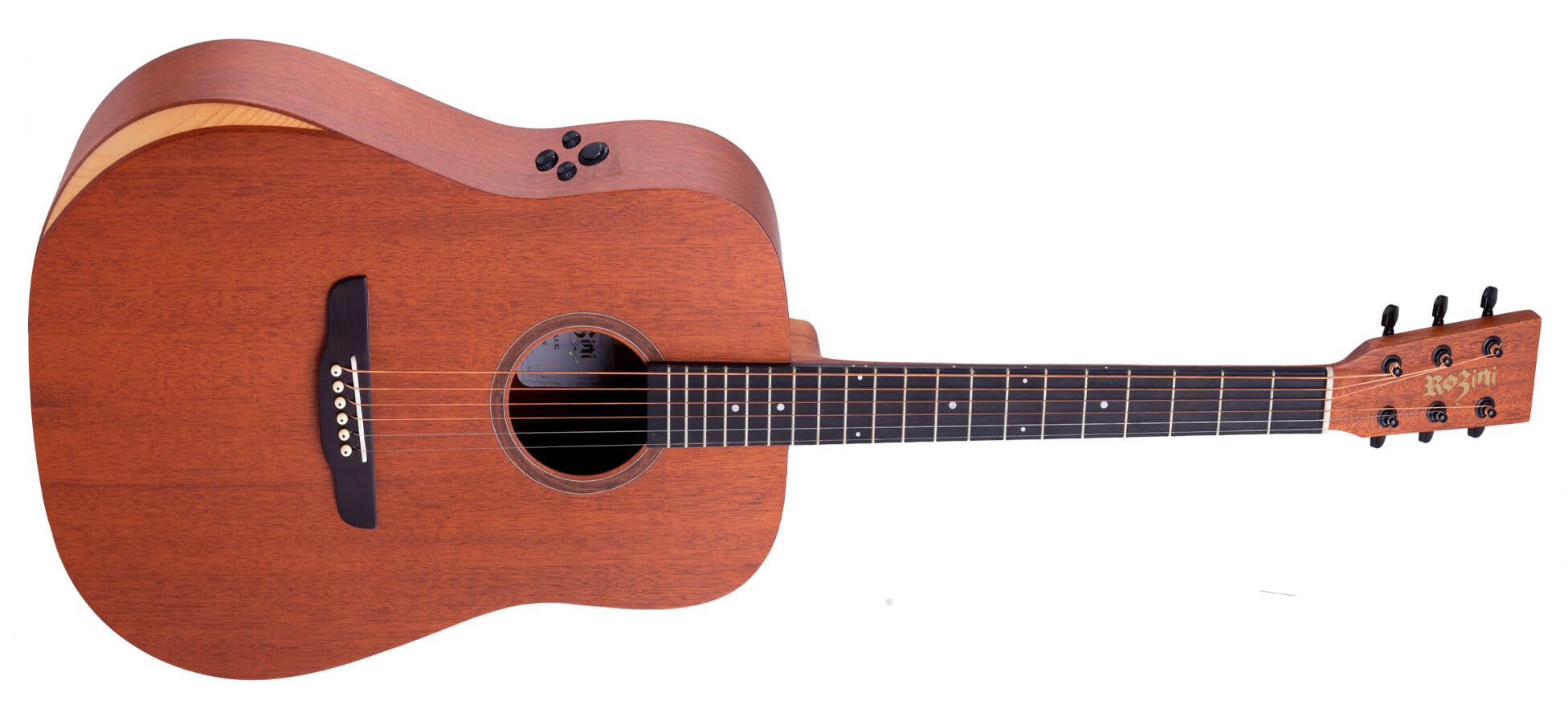 VIOLÃO CUSTOM FOLK 6 CORDAS ATIVO EQ RE-2 | RX340.RE2.F.M - Violões | Rozini Instrumentos Musicais | 100% Brasileira