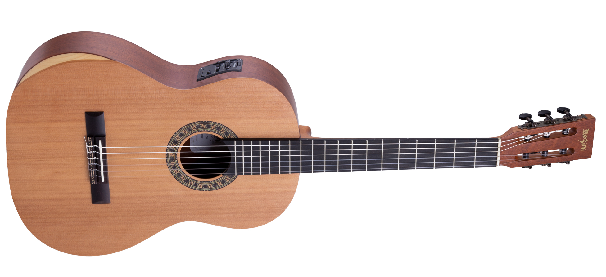 VIOLÃO CUSTOM CLÁSSICO REST ARM ATIVO EQ FISHMAN CLÁSICA III | RX230.FC3.F.CD - Violões | Rozini Instrumentos Musicais | 100% Brasileira