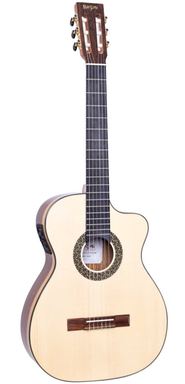 VIOLÃO PREMIUM AUDITÓRIO C/ CUTAWAY ATIVO EQ FISHMAN CLÁSICA III | RX621.FC3.N.CT.LP 