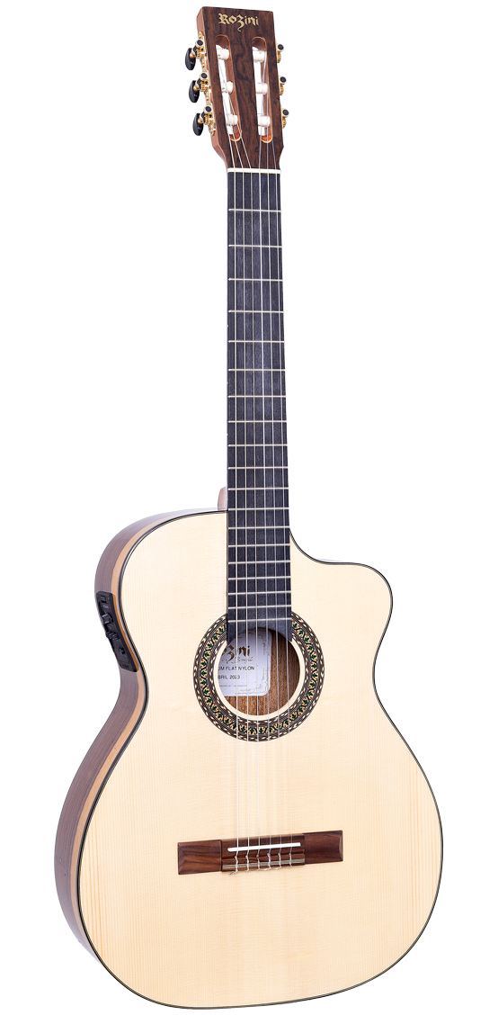 VIOLÃO PREMIUM AUDITÓRIO C/ CUTAWAY ATIVO EQ FISHMAN CLÁSICA III | RX621.FC3.N.CT.LP 