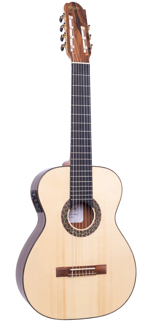 Violão Premium 7 Cordas Ativo  Eq Fishman Clásica III | RX720.FC3.N.LP