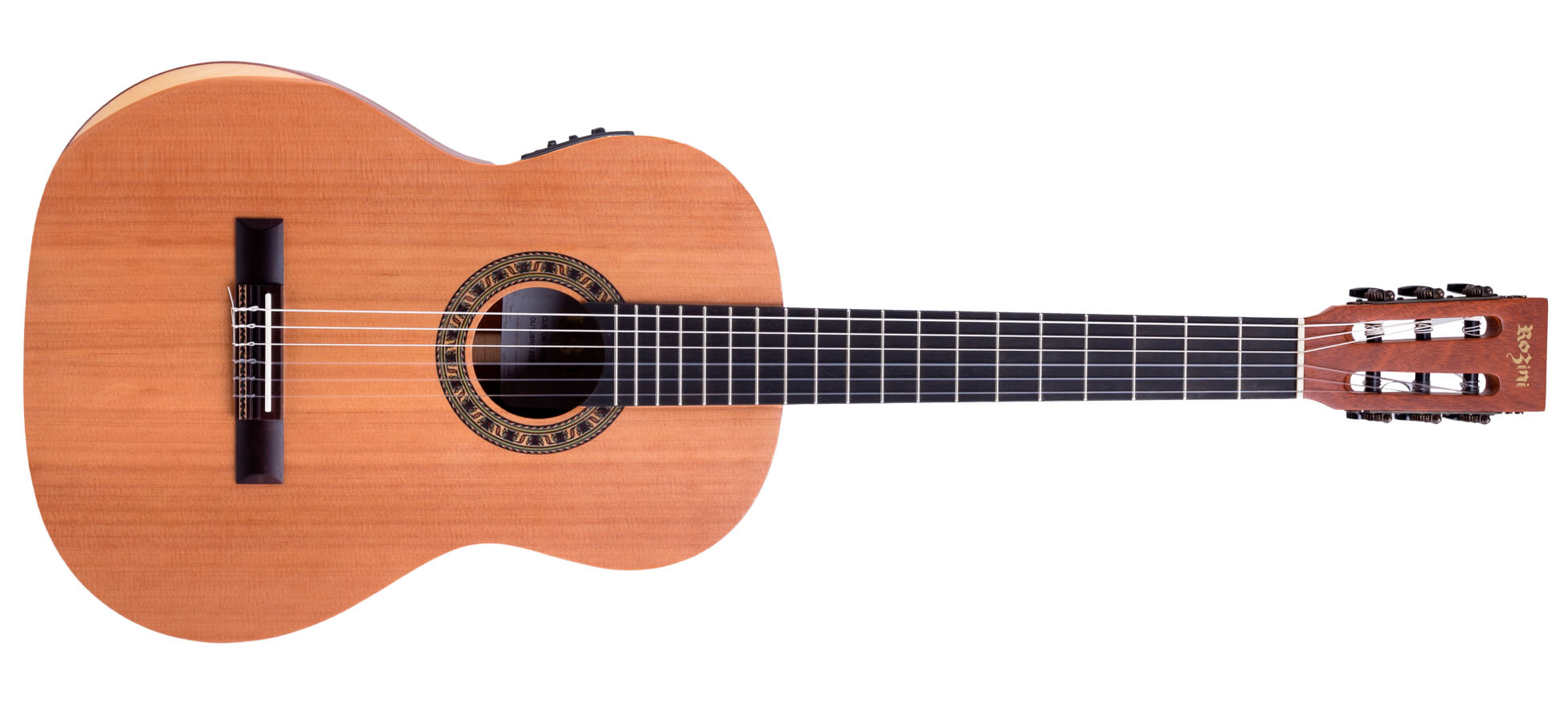 VIOLÃO CUSTOM CLÁSSICO REST ARM ATIVO EQ FISHMAN CLÁSICA BLEND | RX230.FCB.F.CD - Violões | Rozini Instrumentos Musicais | 100% Brasileira