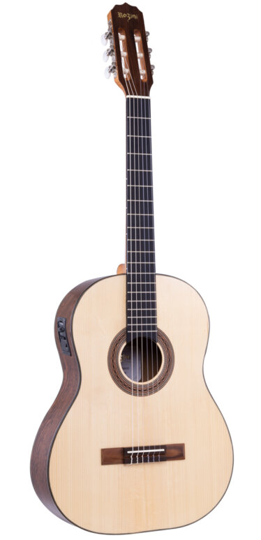 VIOLÃO ROZINI STUDIO CLÁSSICO ATIVO FISHMAN CLÁSICA III | RX210.FC3.N.LP