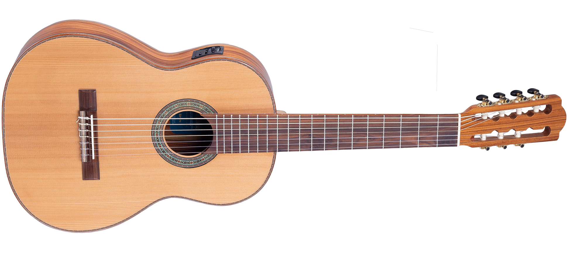 Violão Virtuoso 7C Clássico Ativo Fishman Clásica III | RX237.FC3.N.CD - Violões | Rozini Instrumentos Musicais | 100% Brasileira